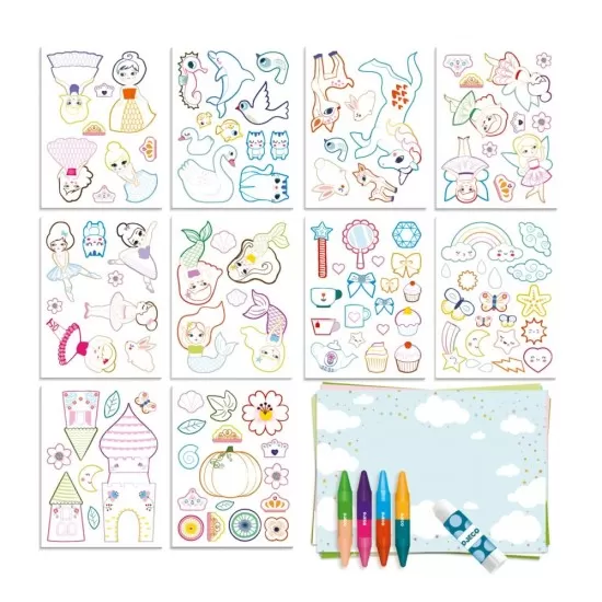 Atelier creativ Djeco - O lume pentru fete