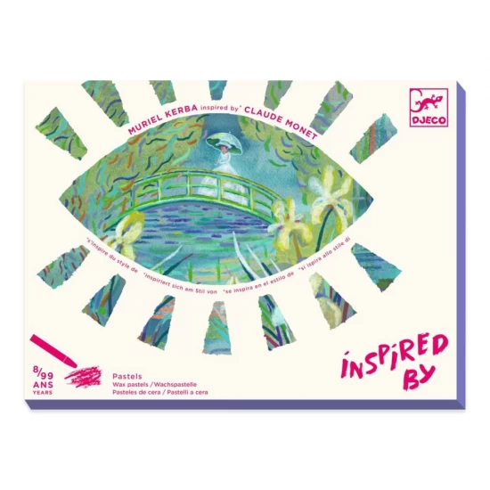 Atelier creativ Lacul cu nuferi Inspired by Monet Djeco Atelier creativ Lacul cu nuferi Inspired by Monet Djeco