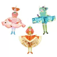 Atelier creativ Djeco - Rochii din hartie