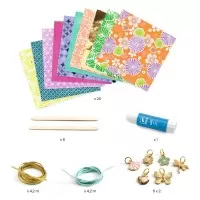 Atelier DIY de confectionat bratari cu margele din hartie - Detalii aurii