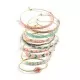 Set creativ Djeco de confectionat bratari cu margele Set creativ Djeco de confectionat bratari cu margele