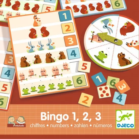 Joc Bingo Cifre Djeco Joc Bingo Cifre Djeco