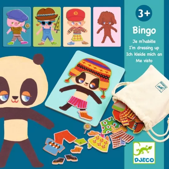 Joc Bingo Djeco - Cele mai simpatice haine Joc Bingo Djeco - Cele mai simpatice haine