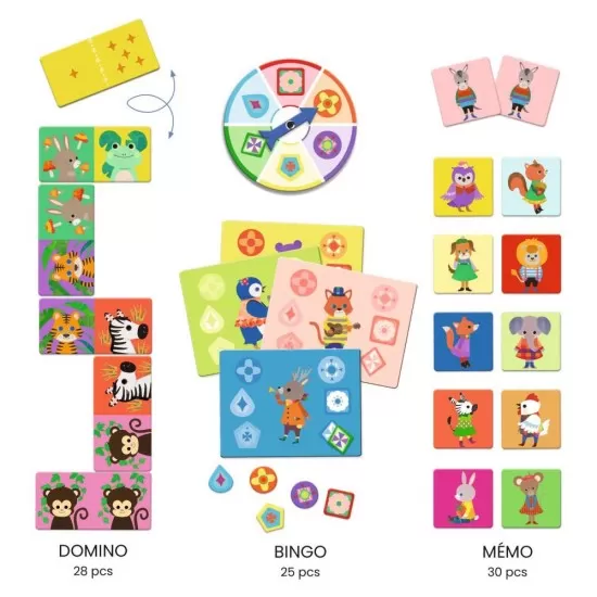 Joc Bingo Memo Domino Prieteni Djeco Joc Bingo Memo Domino Prieteni Djeco