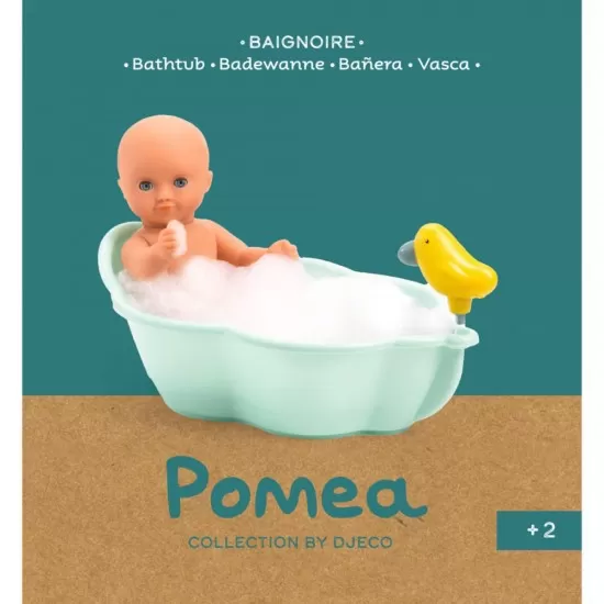 Cadita de baie pentru papusi, colectia Pomea Djeco Cadita de baie pentru papusi, colectia Pomea Djeco
