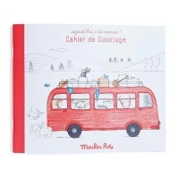 Caiet cu fise preilustrate pentru desen Moulin Roty
