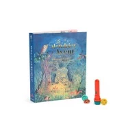Calendar de Advent Lanterna cu 24 de discuri cu povesti Big Family Moulin Roty
