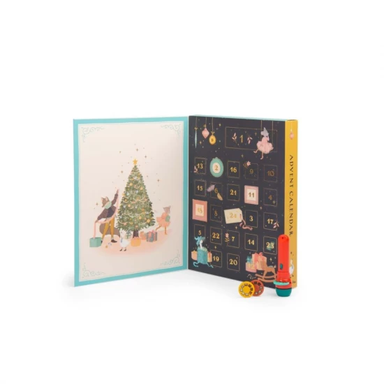 Calendar de Advent Lanterna cu 24 de discuri cu povesti Mica scoala de dans Moulin Roty Calendar de Advent Lanterna cu 24 de discuri cu povesti Mica scoala de dans Moulin Roty