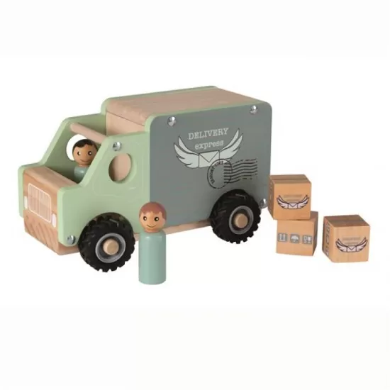 Camion din lemn pentru transport marfa Egmont Toys Camion din lemn pentru transport marfa Egmont Toys