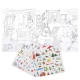 Carte de colorat cu abtibilduri Exploratori Moulin Roty Carte de colorat cu abtibilduri Exploratori Moulin Roty