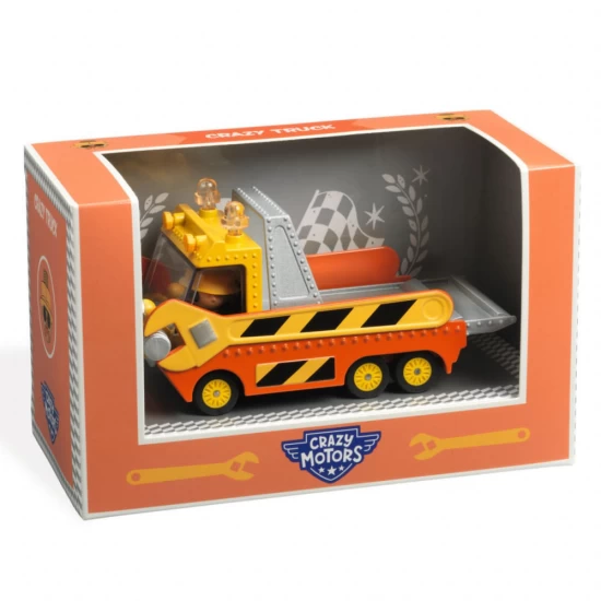 Camion cu platforma Djeco Colectia Crazy Motors Camion cu platforma Djeco Colectia Crazy Motors