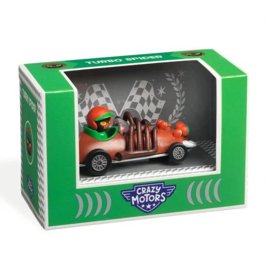 Masina de curse Turbo Spider Colectia Crazy Motors Djeco Masina de curse Turbo Spider Colectia Crazy Motors Djeco