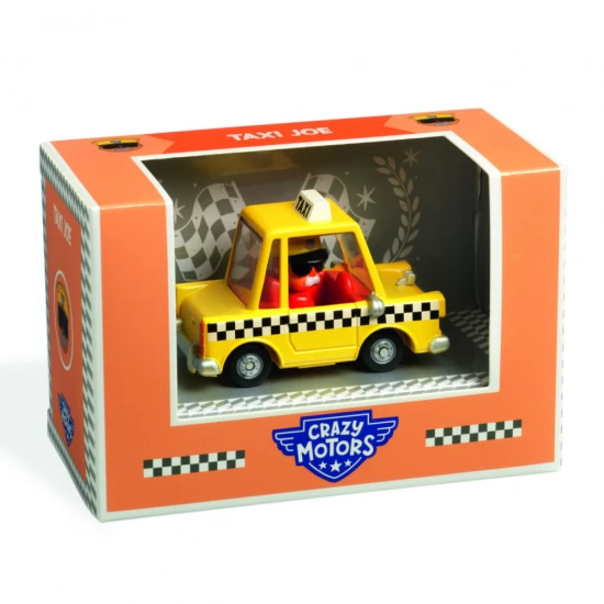 Masina Taxiul lui Joe Colectia Crazy Motors Djeco Masina Taxiul lui Joe Colectia Crazy Motors Djeco