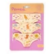 Set 3 scutece pentru papusi bebelus, Colectia Pomea, Djeco Set 3 scutece pentru papusi bebelus, Colectia Pomea, Djeco