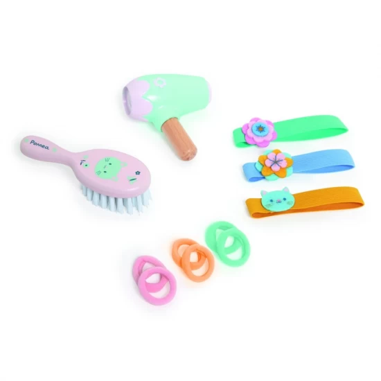 Set de coafura pentru papusi Colectia Pomea Djeco