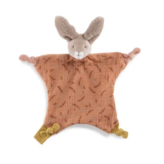 Jucarie bebe senzoriala Iepuras argila Moulin Roty Jucarie bebe senzoriala Iepuras argila Moulin Roty
