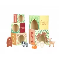Cuburi de stivuit Orange Tree Toys