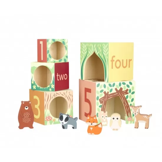 Cuburi de stivuit Orange Tree Toys Cuburi de stivuit Orange Tree Toys