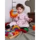 Set educativ din lemn - Curcubeu mediu