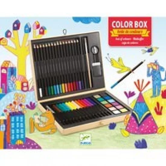 Cutie pentru desen si pictura Djeco Cutie pentru desen si pictura Djeco