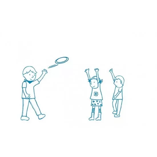 Disc Frisbee Djeco - Zborul zanei