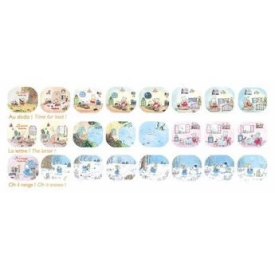 Discuri cu povesti Familia fericita Moulin Roty Discuri cu povesti Familia fericita Moulin Roty