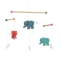 Decoratie mobila lemn Elefanti - Egmont