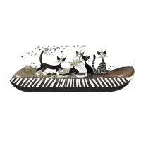 Etui pentru ochelari Rosina Wachtmeister Cats Sepia