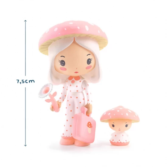 Figurine Amy & Mushy Colectia Tinyly Djeco Figurine Amy & Mushy Colectia Tinyly Djeco
