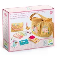 Geanta din bumbac cu accesorii pentru fetite Djeco
