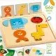 Joc pentru bebe cu forme geometrice Geo Basic Djeco Joc pentru bebe cu forme geometrice Geo Basic Djeco