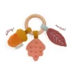 Inel lemn zornaitoare bebe Moulin Roty Inel lemn zornaitoare bebe Moulin Roty