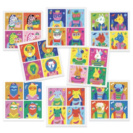 Colaj Djeco Inspired by Andy Warhol Colaj Djeco Inspired by Andy Warhol