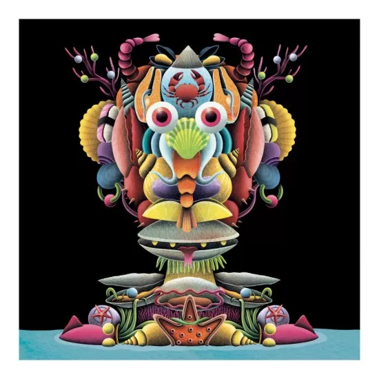 Set stickere Fructe si legume Djeco Inspired by Arcimboldo