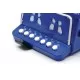 Instrument muzical acordeon albastru