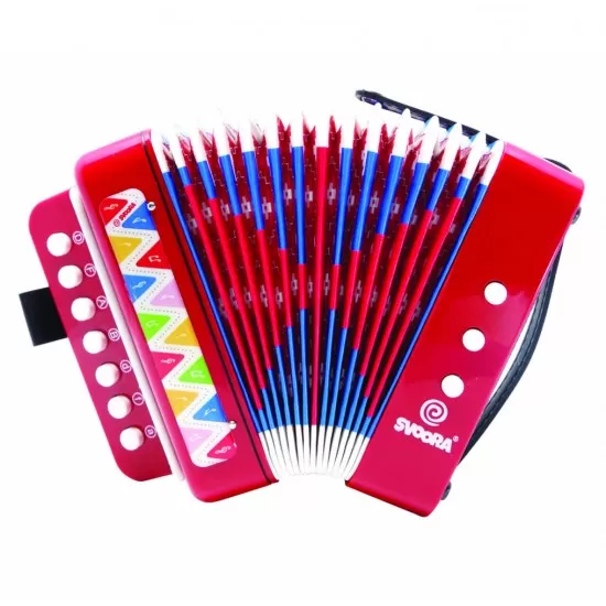 Acordeon pentru copii Svoora rosu Acordeon pentru copii Svoora rosu