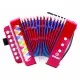 Acordeon pentru copii Svoora rosu Acordeon pentru copii Svoora rosu