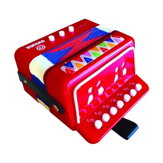 Acordeon pentru copii Svoora rosu Acordeon pentru copii Svoora rosu