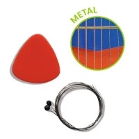Instrument muzical pentru copii, Chitara din lemn cu 6 corzi, Djeco