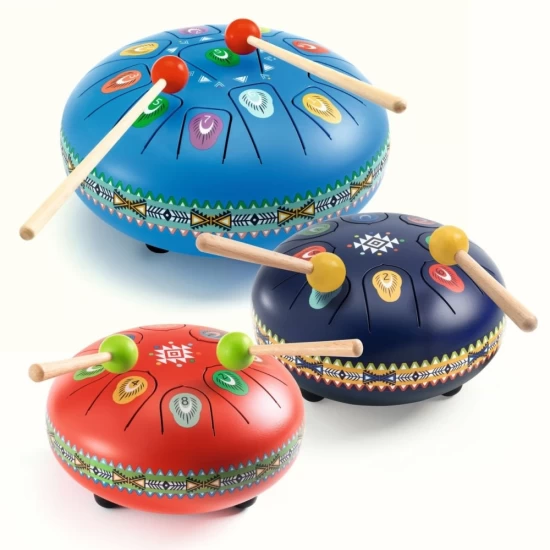 Instrument muzical Toba metalica rosie Djeco