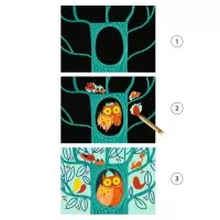 Set creativ - Invatam despre animale Djeco