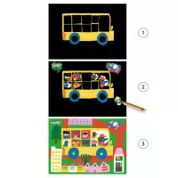 Set creativ - Invatam despre vehicule Djeco