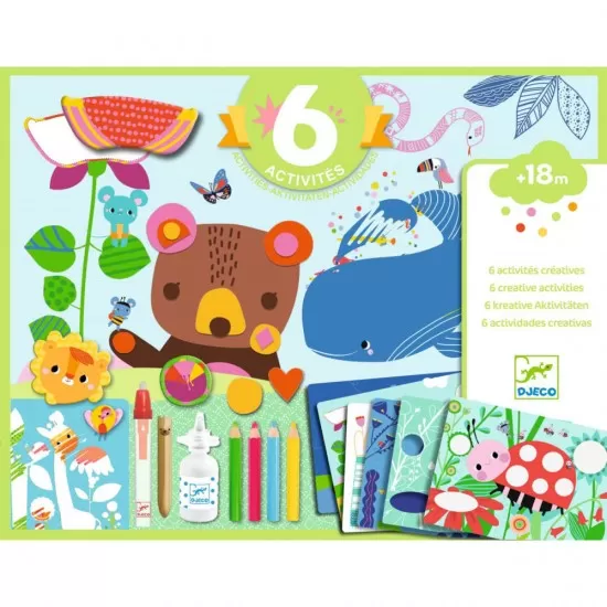 Joc creativ 6 activitati Djeco Joc creativ 6 activitati Djeco