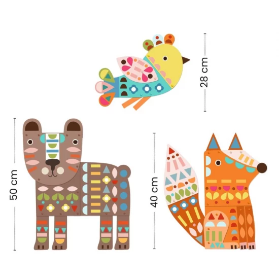 Joc creativ Animale gigantice Djeco Joc creativ Animale gigantice Djeco