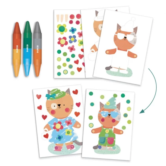 Joc creativ Casa animalelor Djeco Joc creativ Casa animalelor Djeco