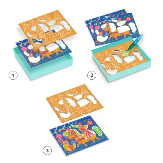 Joc creativ de desenat pentru cei mici Djeco