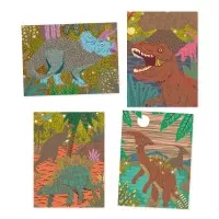 Joc creativ de razuit Dinozauri
