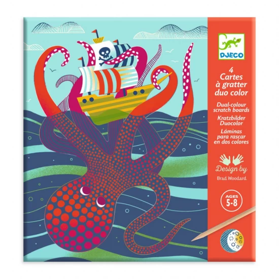 Joc creativ de razuit Fauna marina Joc creativ de razuit Fauna marina