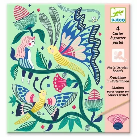 Joc creativ de razuit - Flori in gradina