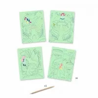 Joc creativ de razuit - Flori in gradina